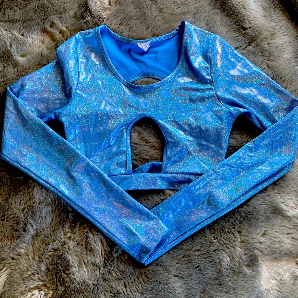 Frosty N’ Fab High Maintenance Crop Top LS